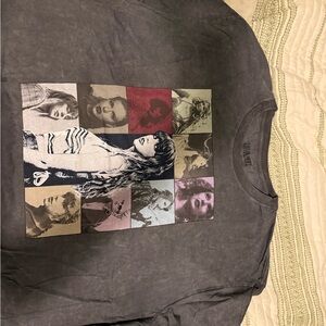 Taylor Swift The Eras Tour Mineral Wash Gray T-Shirt